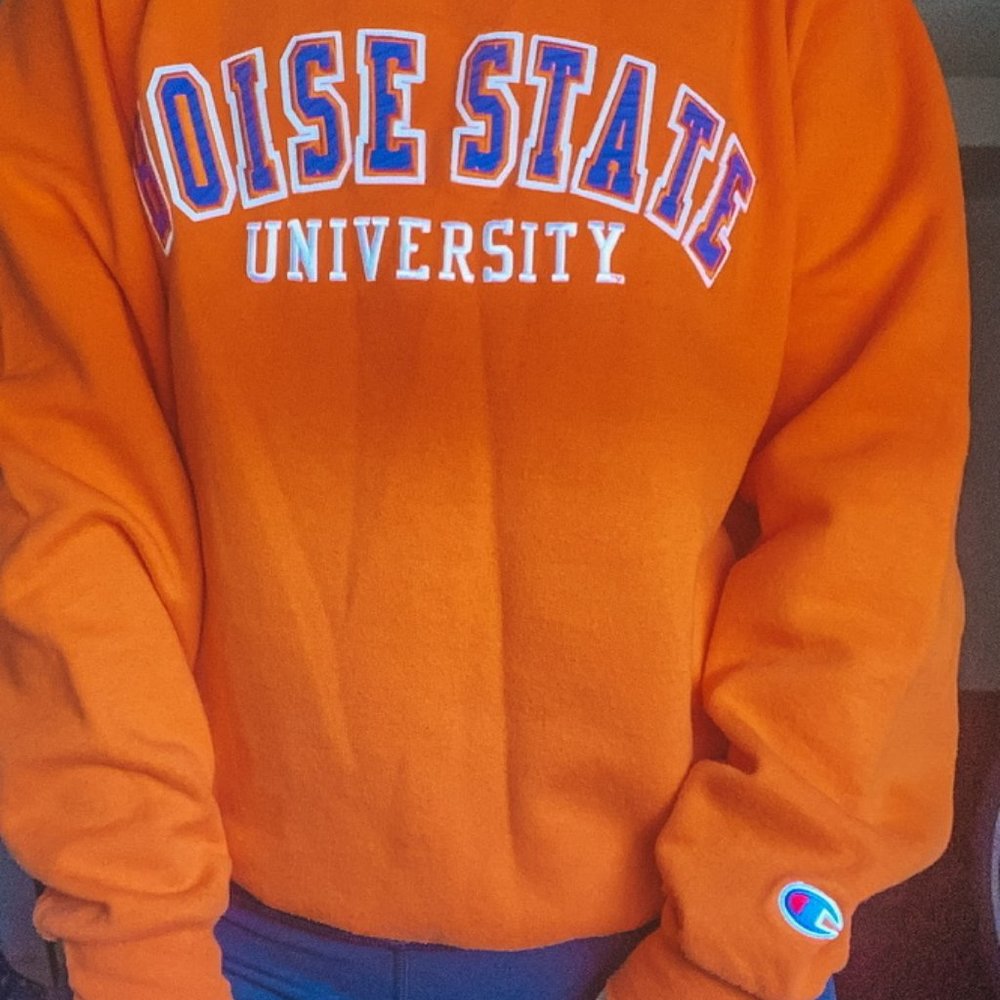 champion boise state crewneck